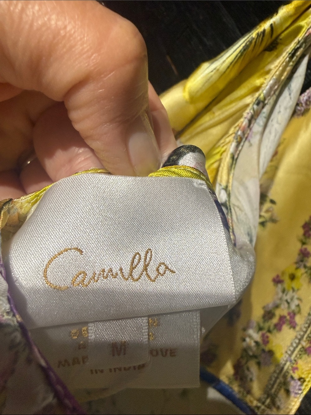 Camilla Yellow Floral Maxi Dress - Picture 6 of 9